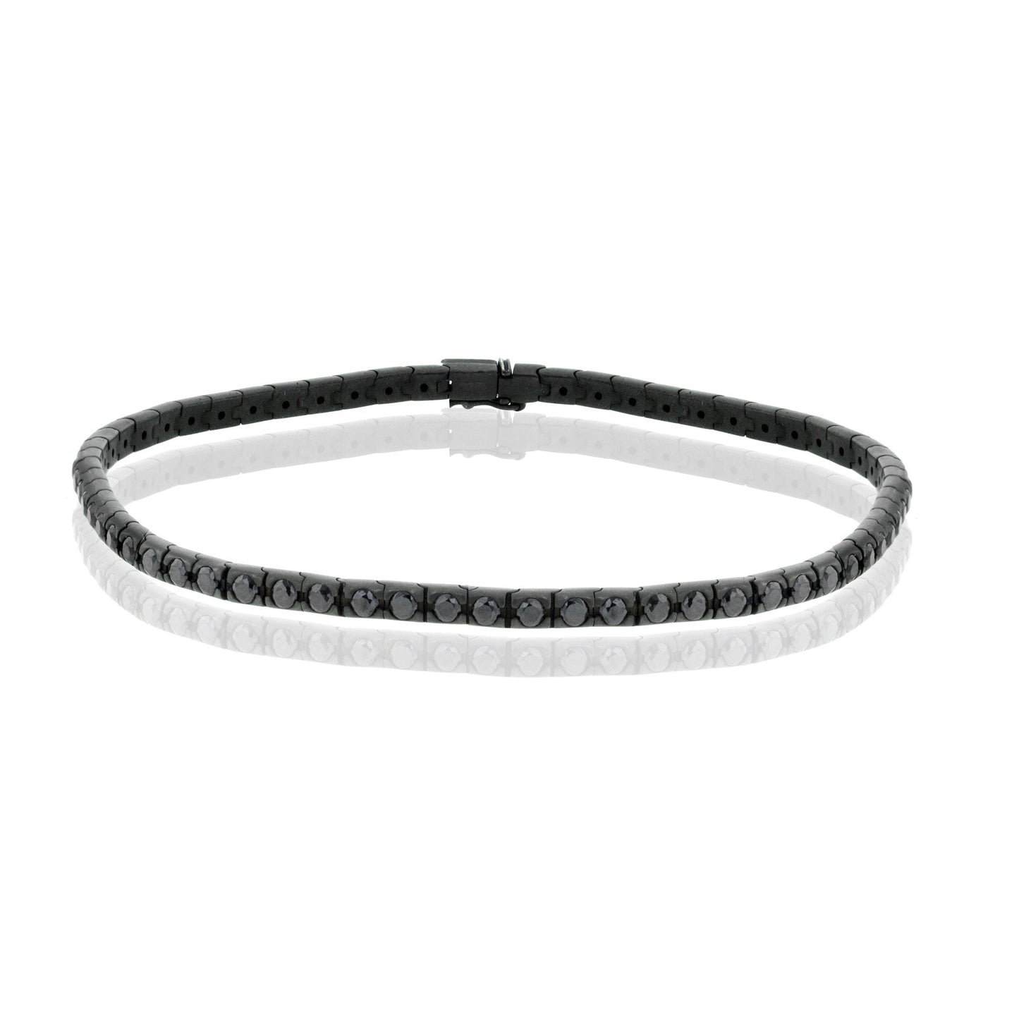 Men's Bracelet In 14k Black Gold With Black Diamonds - Simon G. Jewelry