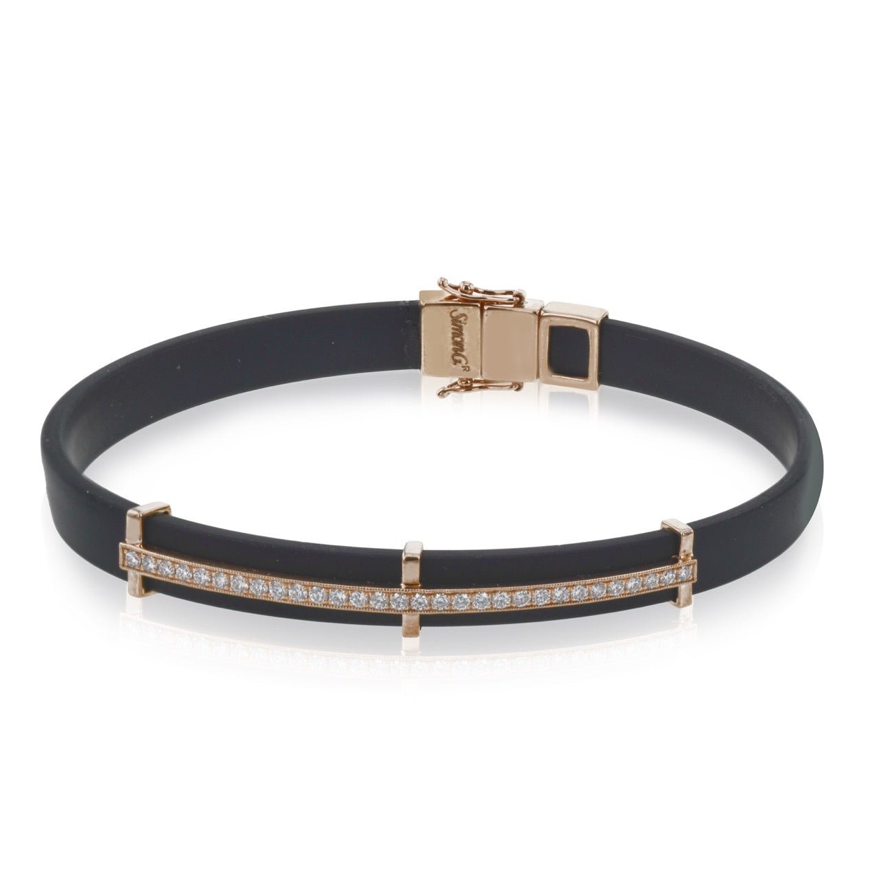 Men's Bracelet In 14k Gold With Diamonds - Simon G. Jewelry