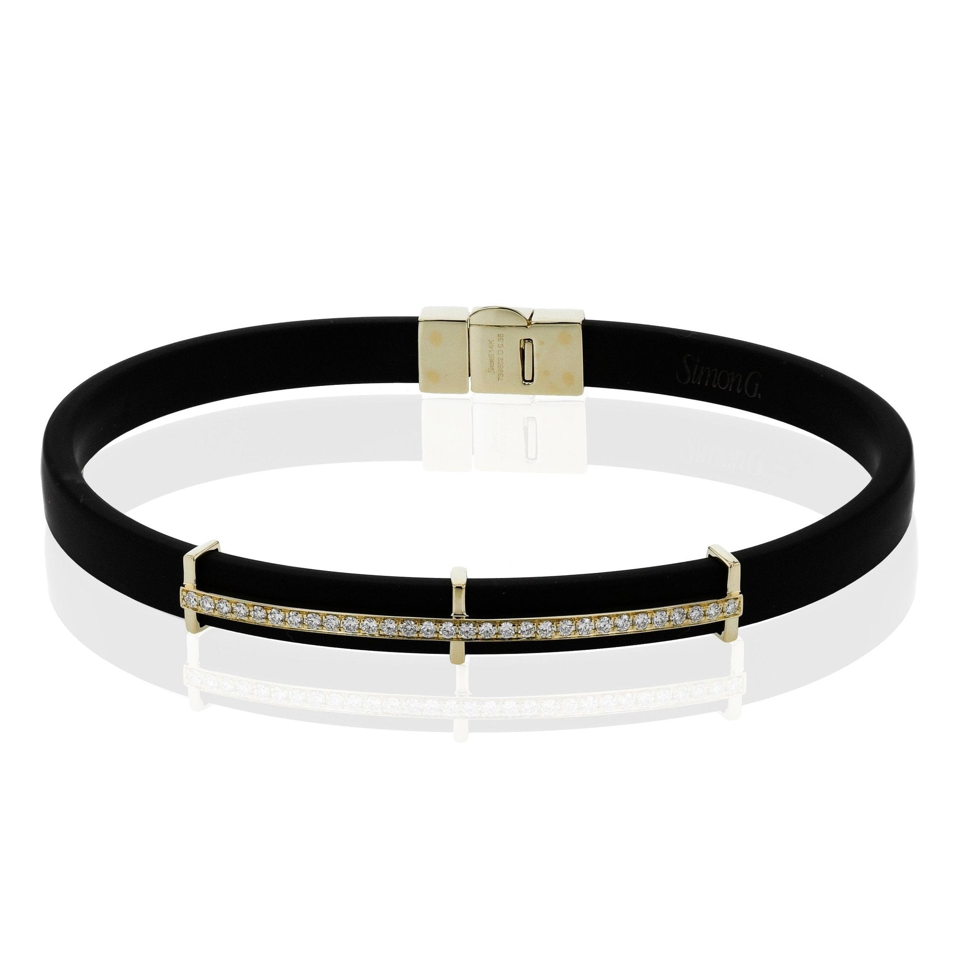 Men's Bracelet In 14k Gold With Diamonds - Simon G. Jewelry