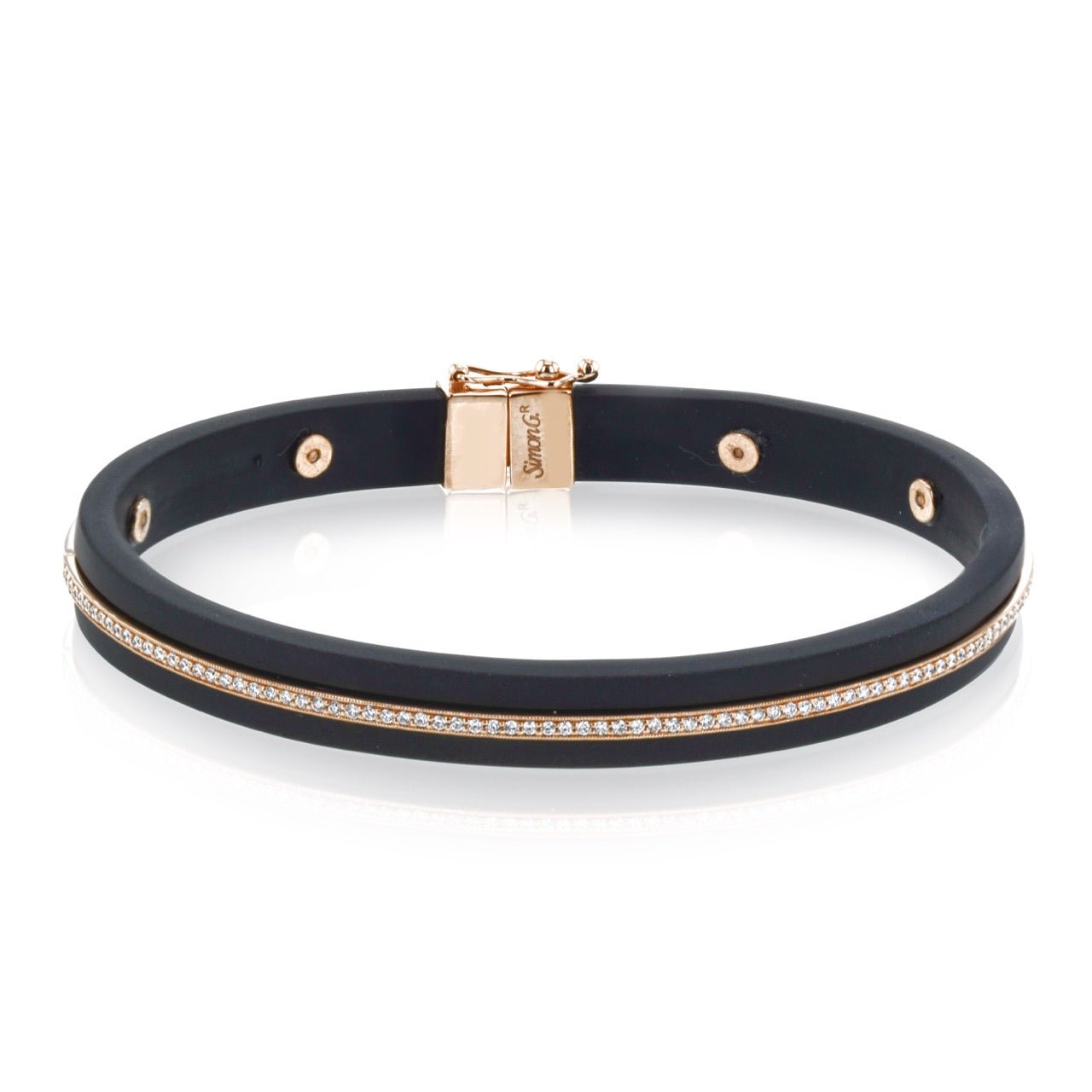 Men's Bracelet In 14k Gold With Diamonds - Simon G. Jewelry