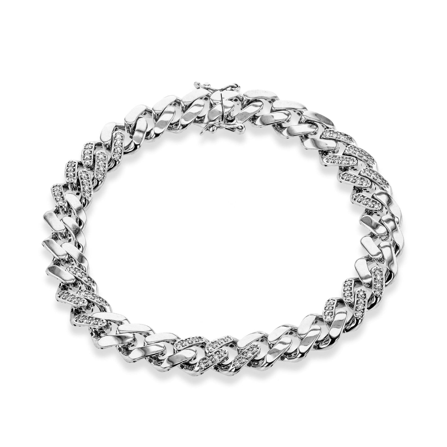 Men's Bracelet In 14k Gold With Diamonds - Simon G. Jewelry