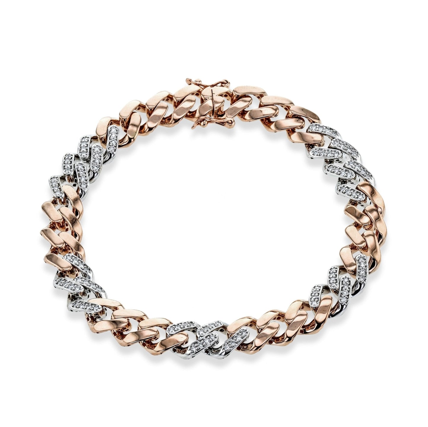 Men's Bracelet In 14k Gold With Diamonds - Simon G. Jewelry