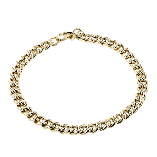 Men's Bracelet In 14k Gold With Diamonds - Simon G. Jewelry