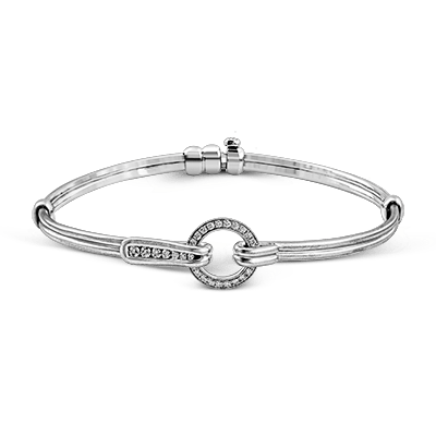 Men's Buckle Bracelet In 18k Gold With Diamonds - Simon G. Jewelry