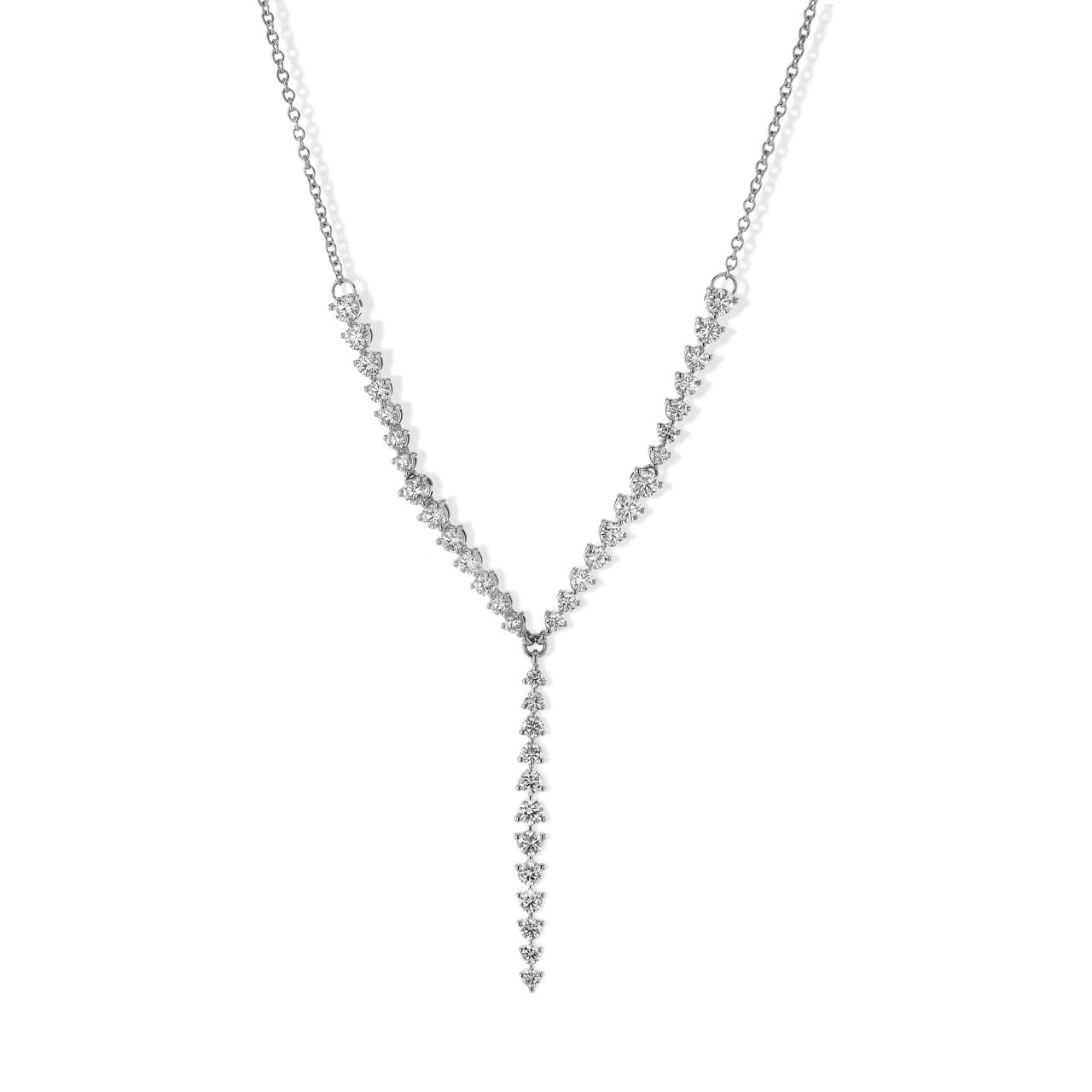 Necklace in 18k Gold with Diamonds - Simon G. Jewelry