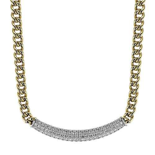 Necklace in 18k Gold with Diamonds - Simon G. Jewelry