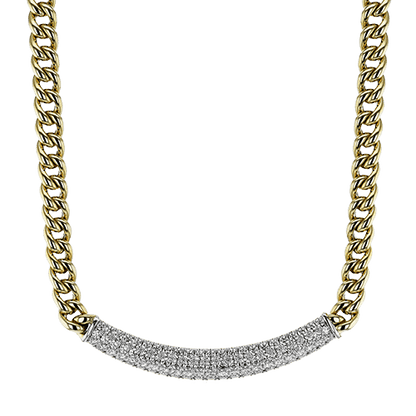 Necklace in 18k Gold with Diamonds - Simon G. Jewelry