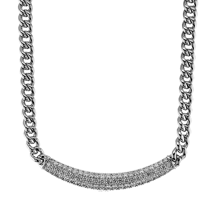 Necklace in 18k Gold with Diamonds - Simon G. Jewelry