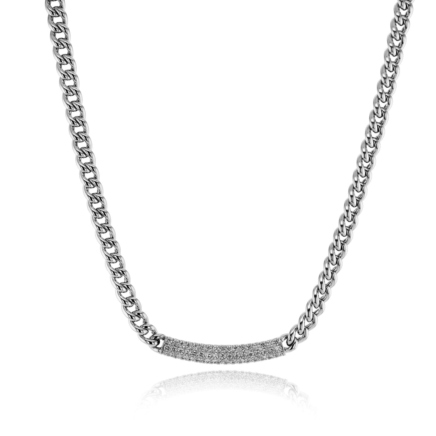 Necklace in 18k Gold with Diamonds - Simon G. Jewelry