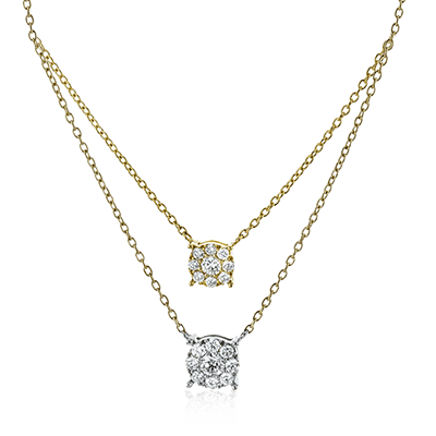 Pendant in 18k Gold with Diamonds