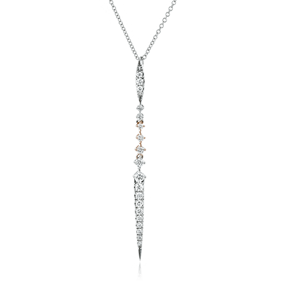 Pendant in 18k Gold with Diamonds - Simon G. Jewelry