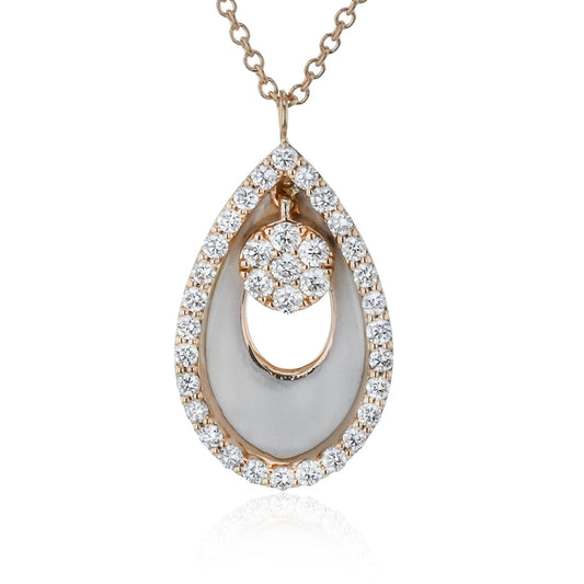 Pendant Necklace in 18k Gold with Diamonds - Simon G. Jewelry