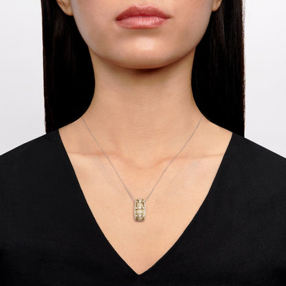 Pendant Necklace in 18k Gold with Diamonds