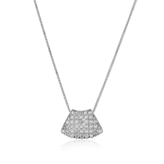 Pendant Necklace in 18k Gold with Diamonds - Simon G. Jewelry