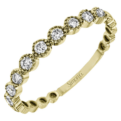 Right Hand Ring In 14k Gold With Diamonds - Simon G. Jewelry