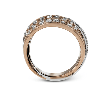 Right Hand Ring In 18k Gold With Diamonds