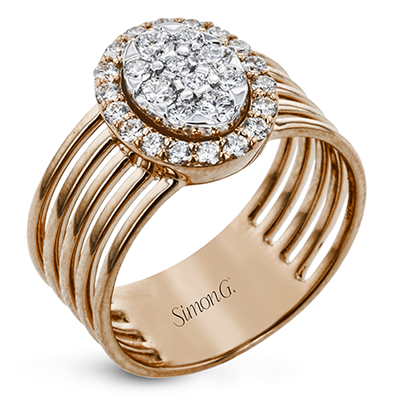 Right Hand Ring in 18k Gold with Diamonds - Simon G. Jewelry