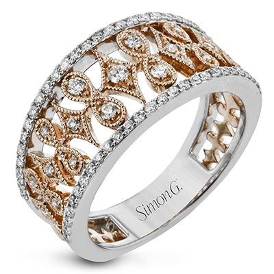 RIGHT HAND RING IN 18K GOLD WITH DIAMONDS - Simon G. Jewelry