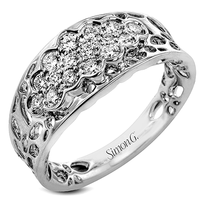 Right Hand Ring in 18k Gold with Diamonds - Simon G. Jewelry