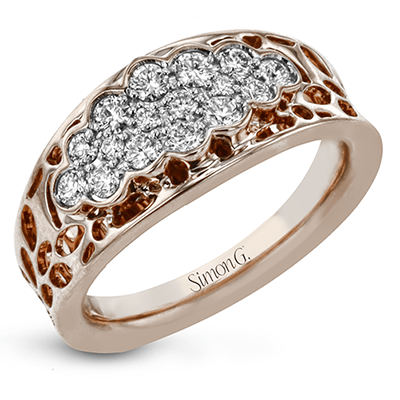 Right Hand Ring in 18k Gold with Diamonds - Simon G. Jewelry