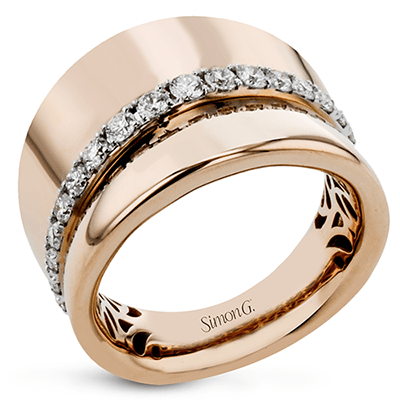 Right Hand Ring in 18k Gold with Diamonds - Simon G. Jewelry