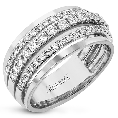 Right Hand Ring in 18k Gold with Diamonds - Simon G. Jewelry