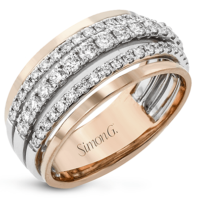 Right Hand Ring in 18k Gold with Diamonds - Simon G. Jewelry