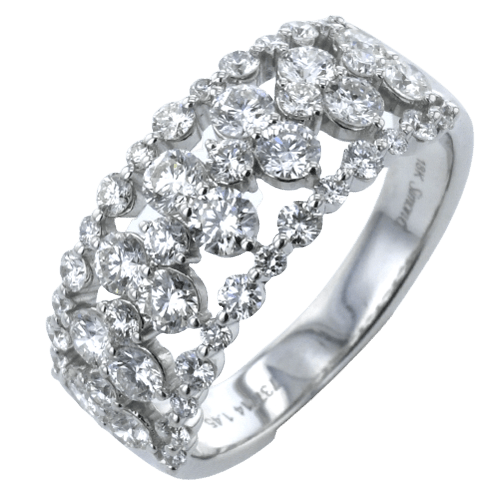 Right Hand Ring In 18k Gold With Diamonds - Simon G. Jewelry