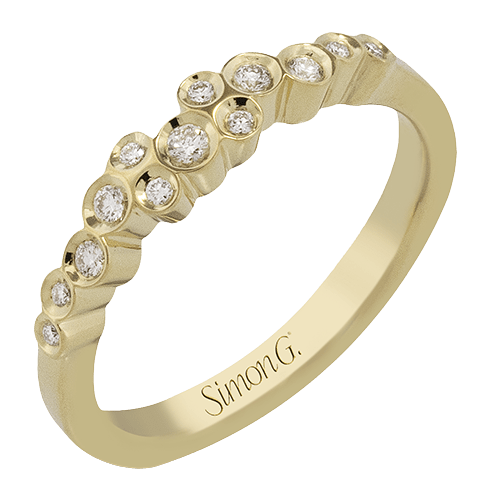 Right Hand Ring in 18k Gold with Diamonds - Simon G. Jewelry