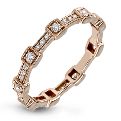 Right Hand Ring In 18k Gold With Diamonds - Simon G. Jewelry