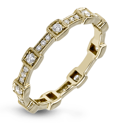 Right Hand Ring In 18k Gold With Diamonds - Simon G. Jewelry