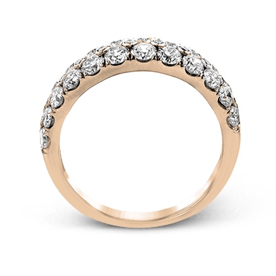 Simon-Set Anniversary Ring In 18k Gold With Diamonds