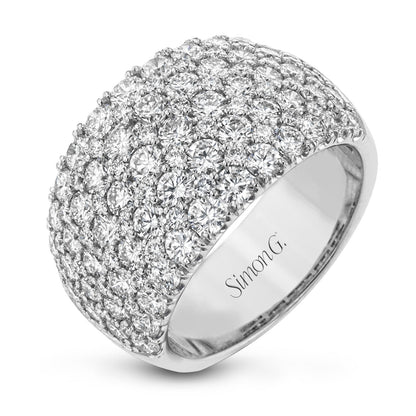 Simon - Set Anniversary Ring In 18k Gold With Diamonds - Simon G. Jewelry