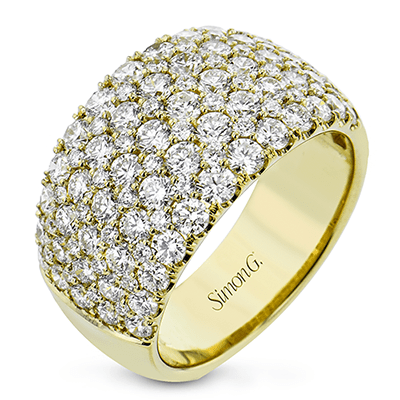 Simon - Set Anniversary Ring In 18k Gold With Diamonds - Simon G. Jewelry