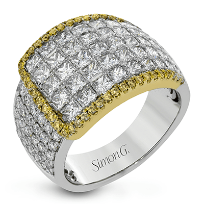 Simon - Set Fashion Ring In 18k Gold With Diamonds - Simon G. Jewelry