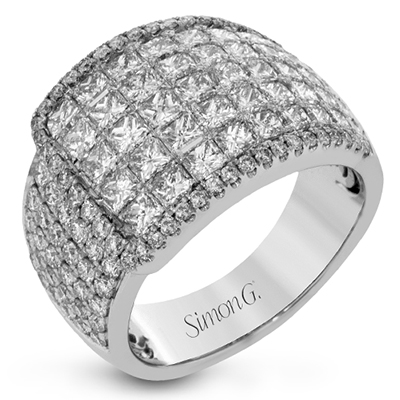 Simon - Set Fashion Ring In 18k Gold With Diamonds - Simon G. Jewelry