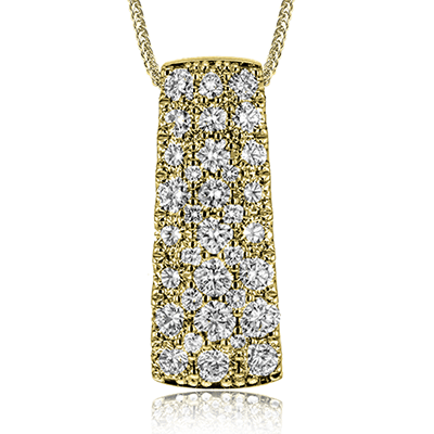 Simon - set Pendant Necklace in 18k Gold with Diamonds - Simon G. Jewelry