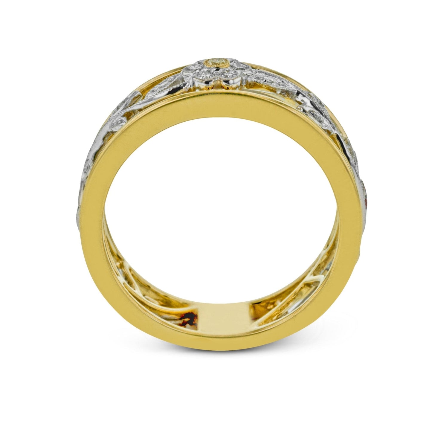 Trellis Fashion Ring In 18k Gold With Diamonds