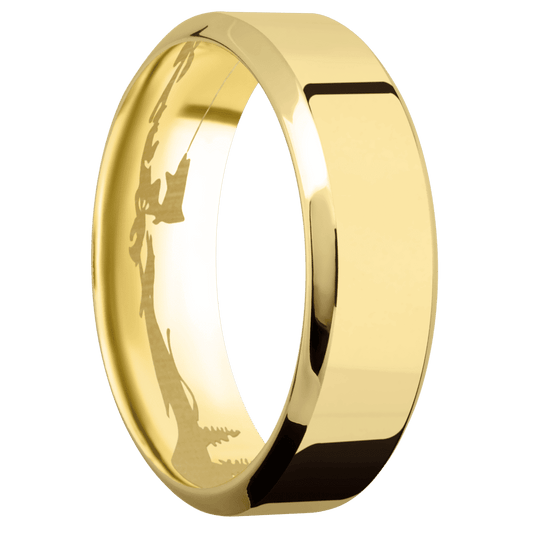 14K Yellow Gold with Polish , Polish Finish